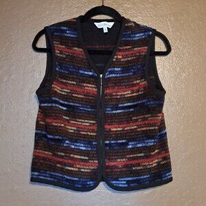Vintage Variegated Knit Vest